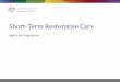 Short-Term Restorative Care - NESST