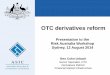 OTC derivatives reform