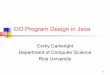 OO Program Design in Java