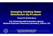 Emerging Drinking Water Disinfection By-Products