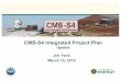 CMB-S4 Integrated Project Plan - Read-Only