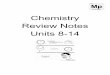 Chemistry Review Notes Units 8-14 -
