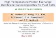High Temperature Proton Exchange Membrane Nanocomposites 