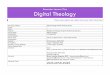 Semester Lessons Plan Digital Theology