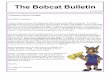 The Bobcat Bulletin - bbschl.com