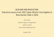 NUCLEAR RISK REDUCTION: Historical Lessons from 1962 Cuban 