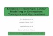 Utilizing Hierarchical Linear Modeling in Evaluation 