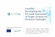 CertifHy – Developing the 1 EU-wide Guarantee of Origin 