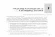 Making Change in a Changing World - SAGE Publications Inc