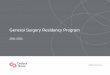 General Surgery Residency Program