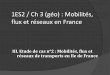 1ES2 / Ch 3 (géo) : Mobilités, flux et réseaux en France