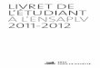 LIVRET DE L’ÉTUDIANT À L’ENSAPLV 2011-2012