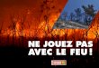 NE JOUEZ PAS AVEC LE FEU - Prévention Incendie Forêt