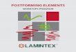 POSTFORMING ELEMENTS - Lamintex