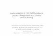 Implementationof ISO 26000 guidance: process of 
