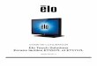 Elo Touch Solutions Écrans tactiles ET1517L et ET1717L