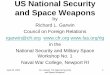 US National Security and Space Weapons - FAS
