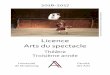 Licence Arts du spectacle - unistra.fr