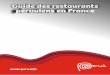 Guide des restaurants péruviens en France