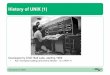 History of UNIX (1)