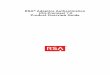 RSA Adaptive Authentication (On-Premise) 7.0 Product 