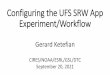 Configuring the UFS SRW App Experiment/Workflow