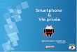 Smartphone Vie privée - Tutox
