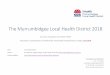 The Murrumbidgee Local Health District 2018