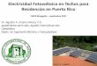 Electricidad Fotovoltaica en Techos para Residencias en 