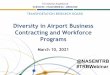 Diversity in Airport Business Contracting and Workforce 