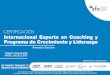CERTIFICACIÓN Internacional Experto en Coaching y Programa 