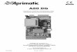 Manuale A80 DG Rev.08 04-2016 APRIMATIC - Mandos Esma