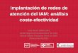 Implantación de redes de atención del IAM: análisis coste 
