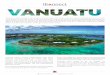 Vanuatu’s natural beauty, abundance of fresh water, ﬁsh 