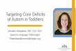 Targeting Core Deficits in Toddlers