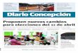 para elecciones del 11 de abril - Diario Concepción