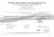 ABS Quality Evaluations - Prosertek