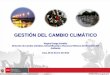 GESTIÓN DEL CAMBIO CLIMÁTICO - Sistema Local de 