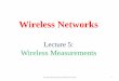 Lecture 5: Wireless Measurements