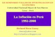 La Inflación en Perú 1992-2008 - economia.unmsm.edu.pe