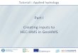 Creating inputs to Part I HEC-HMS in GeoHMS