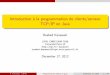 Introduction à la programmation de clients/serveur TCP/IP 