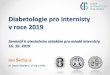 Diabetologie pro internisty v roce 2019