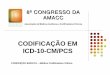 CODIFICAÇÃO EM ICD-10-CM/PCS