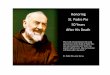 Honoring St. Padre Pio 50 Years After His Death
