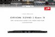 Orion 32HD | Gen 3 User Manual