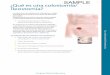 SAMPLE ¿Qué es una colostomía/ ileostomía?