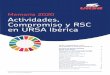 Memoria 2020 Actividades, Compromiso y RSC en URSA Ibérica