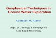 Geophysical Techniques in Ground Water Exploration