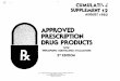 APPROVED PRESCRIPTION DRUG PRODUCTS